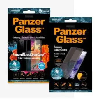 Panzerglass samsung s21 ultra anti-bacterial device protection bundle