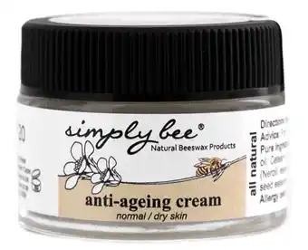 Faithful to Nature Simply bee anti-ageing cream offer