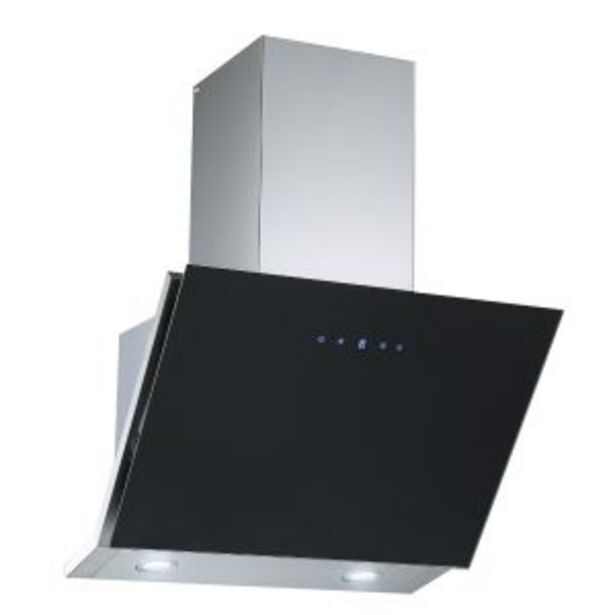 Falco 60cm black glass slanted extractor fal6030bg falco offer at