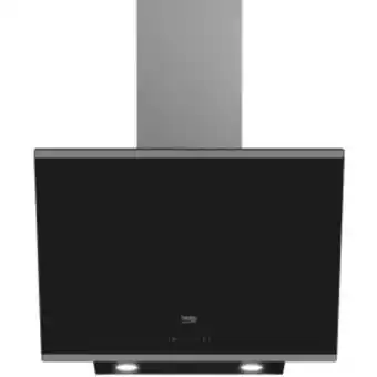 Hirsch's Beko 60cm inclined cooker hood - black glass (wall mounted) - hca63640b offer