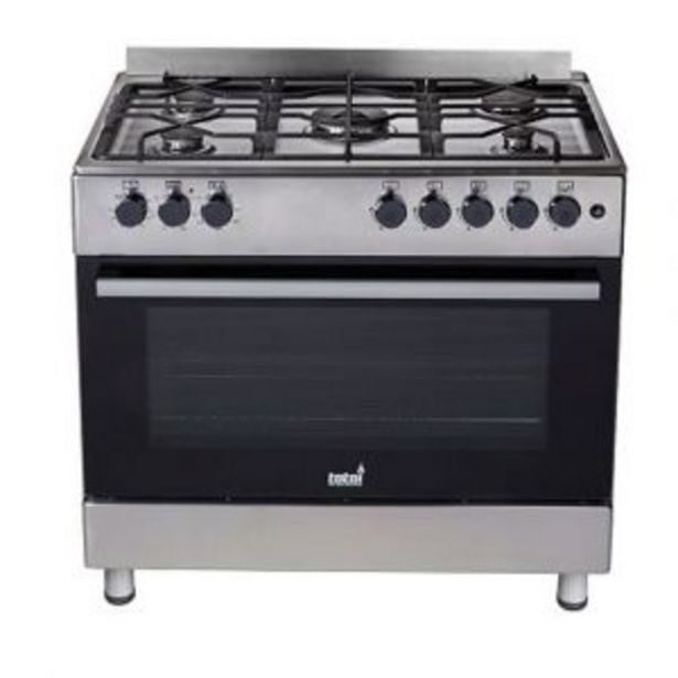 Totai 90cm 5 burner gas/electric stove 03/t800e offer at Hirsch's