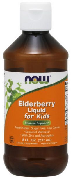Faithful to Nature Now foods elderberry liquid kids offer