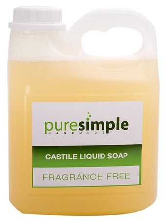 Pure simple castile liquid cleaner