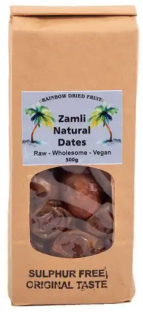 Rainbow dried fruit zamli dates