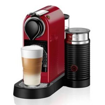 Nespresso citiz & milk automatic espresso machine (red) - c123-za-cr-ne2