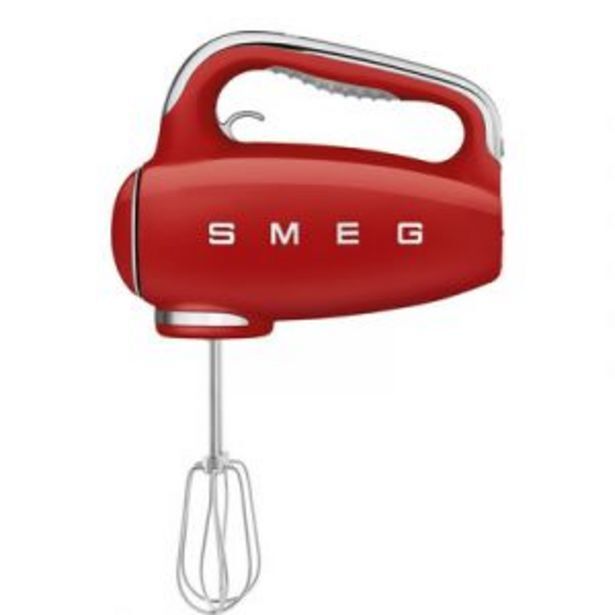 Smeg retro hand mixer red hmf01rdsa offer at Hirsch's