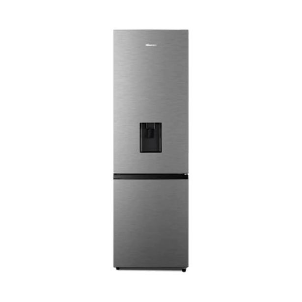 Hisense 263l inox combi fridge/freezer with water dispenser offer at Teljoy