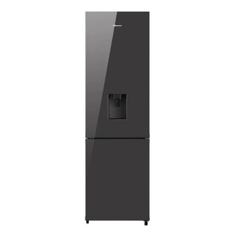 Teljoy Hisense 263l black mirror combi fridge/freezer with water dispenser offer