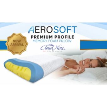 Cloud nine aerosoft memory foam pillow