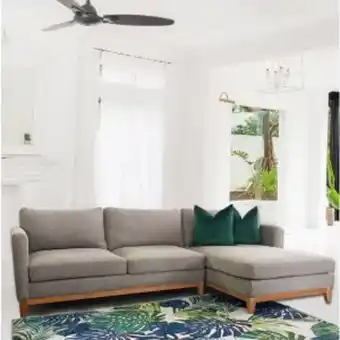 Sanctuary 2piece chaise piano flannel