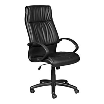 Nevada leather look high back chair