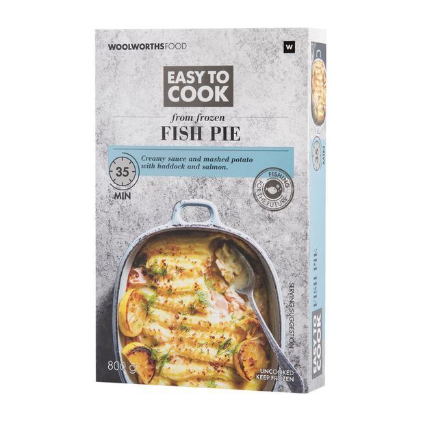 Frozen fish pie 800 g offer at Woolworths
