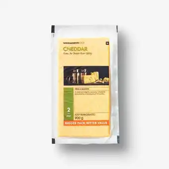 Woolworths Bulk cheddar cheese 900 g offer