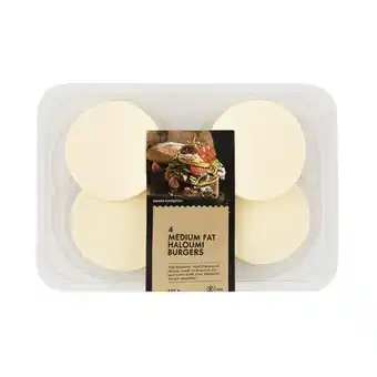 Woolworths Medium fat haloumi cheese for burgers 4 pk offer