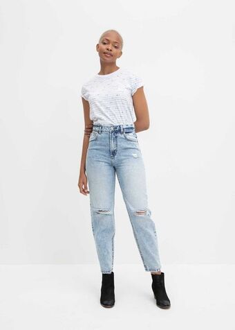 Woolworths Ripped ultra high rise mom jeans offer