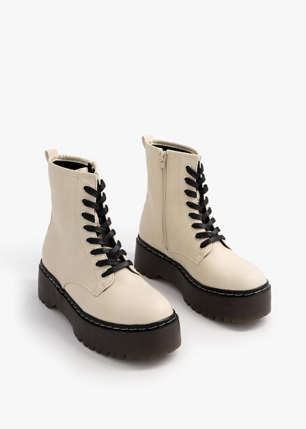 Lace-up chunky boots offer at Woolworths