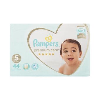 Woolworths Pampers premium care no.5 (11 - 16 kg) nappies 44 pk offer
