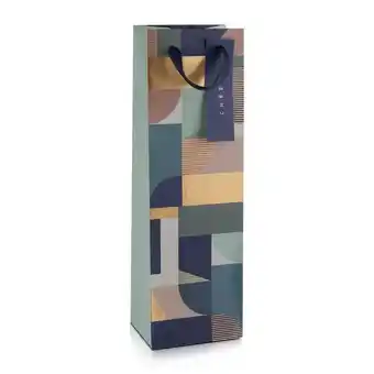 Geometric pattern bottle bag