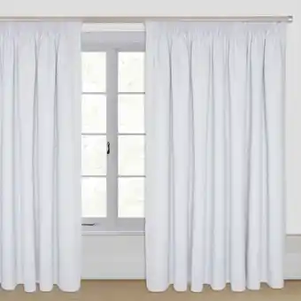 Extra width block out taped curtain 260x218cm