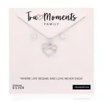Family pendant & stud set