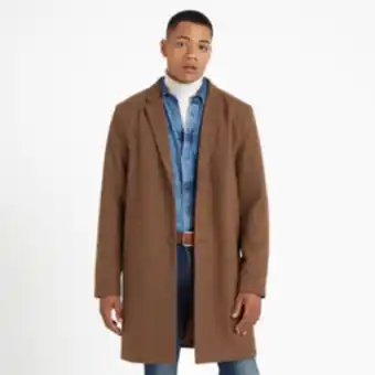 Mkm caramel smart single breast revere collar melton