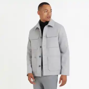 Markham Mkm grey marl smart multi pocket cropped knit melton offer
