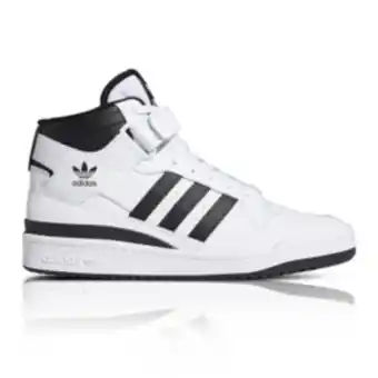 Sportscene Adidas originals men's forum mid white sneaker offer