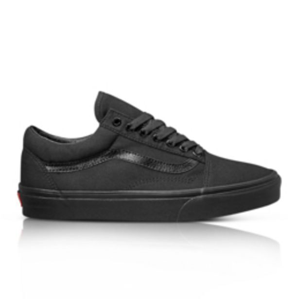 Vans men's old skool black sneaker offer at Sportscene