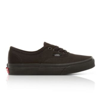 Vans kids authentic black sneaker