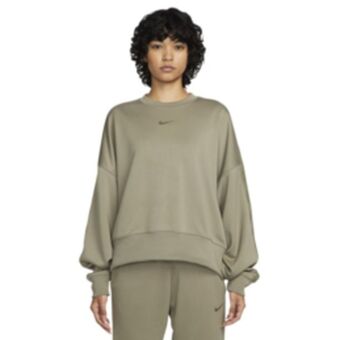 Sportscene Nike women's oversized nsw olive green sweat top offer