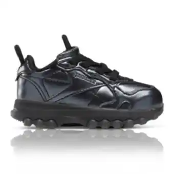 Reebok x cardi b toddlers classic leather black sneaker