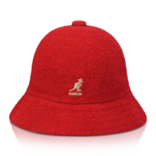 Kangol scarlet bermuda hat offer at 
