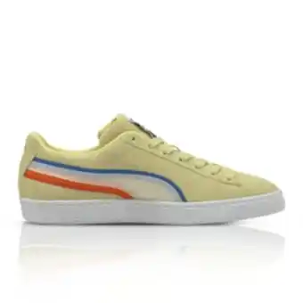 Sportscene Puma men's suede triplex tech yellow sneaker offer