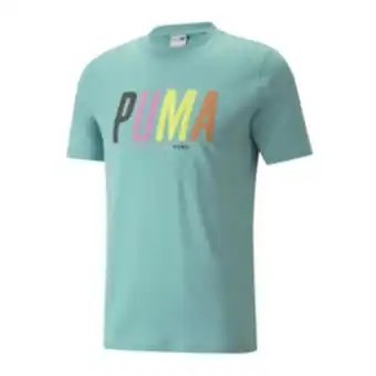 Sportscene Puma men's graphic ecru t-shirt offer