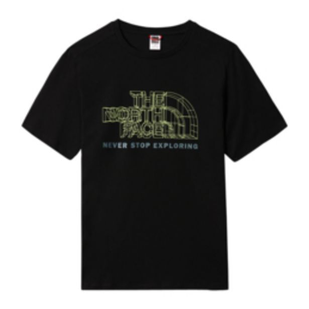 graphic black t-shirt offer at Sportscene