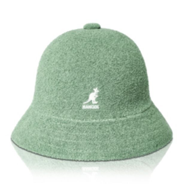 Kangol green bermuda bucket hat offer at Sportscene