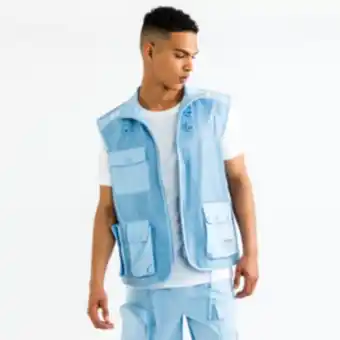 Sportscene Redbat men's blue utility gilet offer