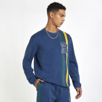 Sportscene Redbat athletics men's blue sweat top offer
