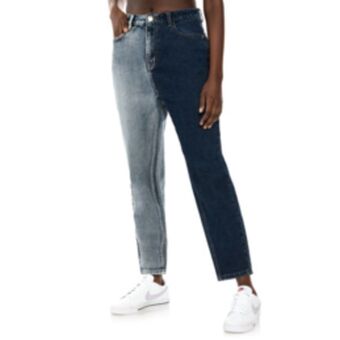 Sportscene Redbat women's blue straight leg jeans offer