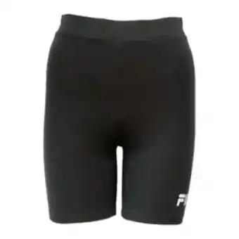 Sportscene Fila women's charcoal cycling shorts offer