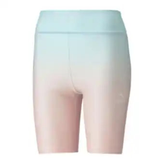 Sportscene Puma women's gloaming duck egg cycling shorts offer