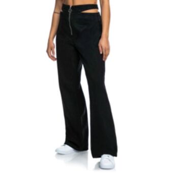 Sportscene Redbat women's black straight leg jeans offer