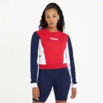 Sportscene Redbat athletics women's multicolour cropped sweat top offer
