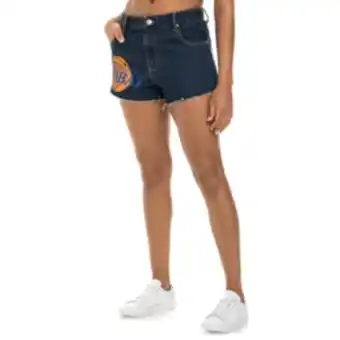 Sportscene Redbat women's dark wash denim shorts offer