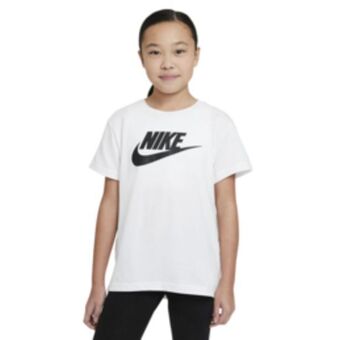 Sportscene Nike girls nsw futura white t-shirt offer
