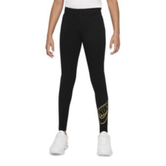 Sportscene Nike girls nsw black leggings offer