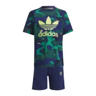 Sportscene Adidas originals kids navy t-shirt offer