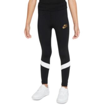 Sportscene Nike girls black leggings offer