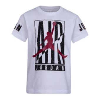 Sportscene Jordan boys white t-shirt offer