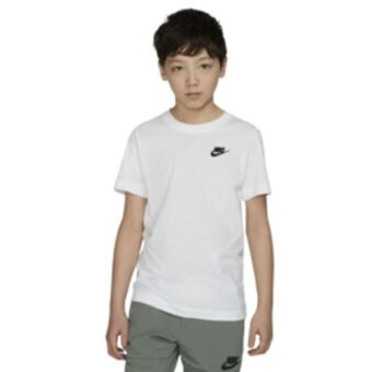 Sportscene Nike boys nsw white t-shirt offer